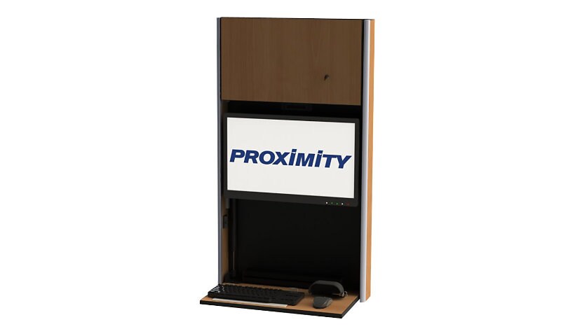 Proximity Embrace EXT-25-SLIM-OF - wall-mounted workstation - fonthill pear