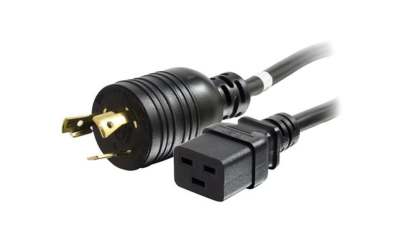 C2G 3ft 14AWG 125 Volt Power Cord (NEMA L5-20P to IEC320 C19) - power cable
