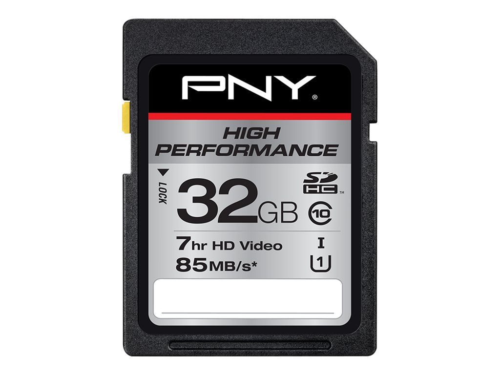 PNY High Performance - flash memory card - 32 GB - SDHC UHS-I