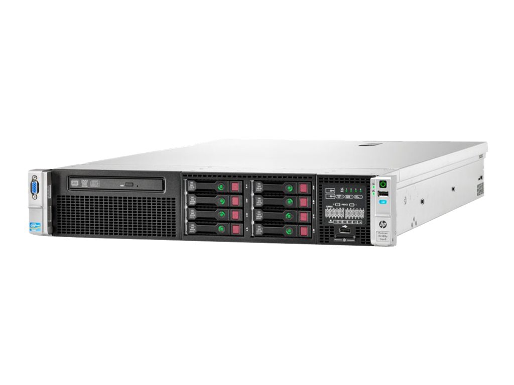 HPE ProLiant DL380p Gen8 - rack-mountable - Xeon E5-2620V2 2.1 GHz - 16 GB