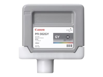 Canon PFI-302 GY - gray - original - ink tank