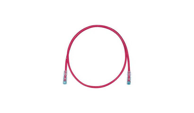 Panduit TX6 PLUS patch cable - 10 ft - red