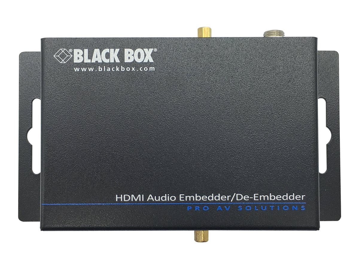 Black Box Audio Embedder/De-embedder - HDMI audio embedder / disembedder