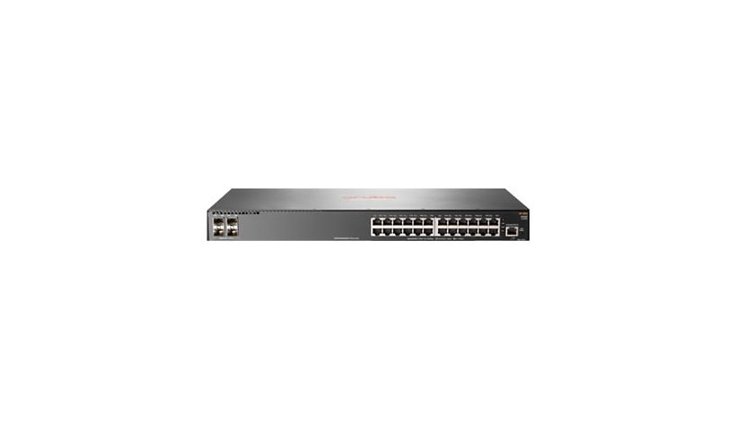 HPE Aruba 2930F 24G 4SFP - switch - 24 ports - managed - rack-mountable
