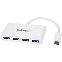 StarTech.com 4 Port USB C Hub - 4x USB Type-A (USB 3.0 SuperSpeed 5Gbps) - Bus Powered - Portable