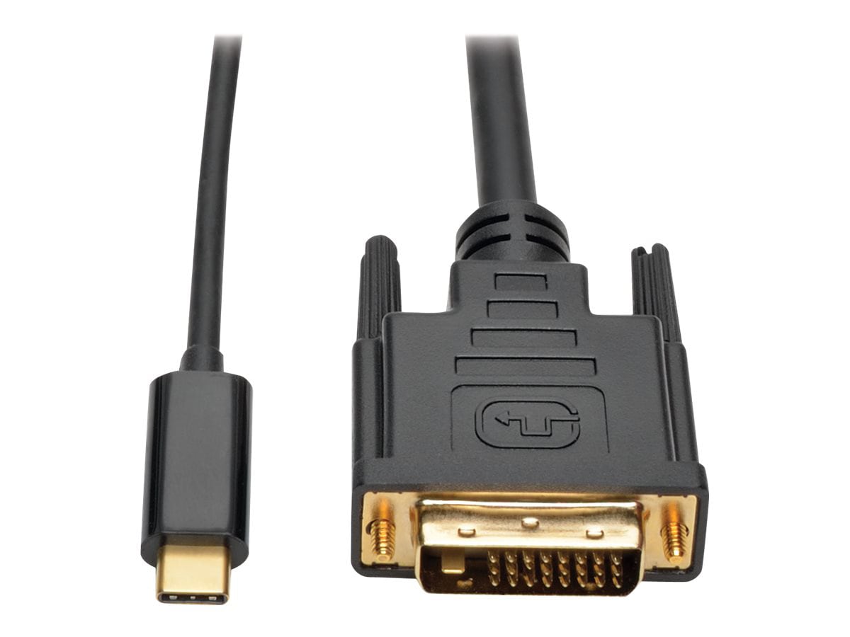 Tripp Lite USB C to DVI Adapter Cable Converter 1080p M/M USB Type C to DVI, USB-C, Type-C 6ft 6' external video - U444-006-D - USB Adapters - CDW.com