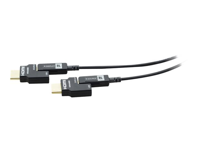 Kramer 164' Active Optical 4K Pluggable HDMI Plenum Cable