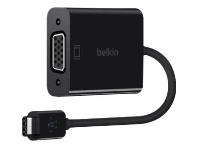 Belkin USB-C input to VGA output (F) Video Adapter - Video Converter - Black