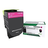 Lexmark CS417 - High Yield - magenta - original - toner cartridge - LCCP, LRP