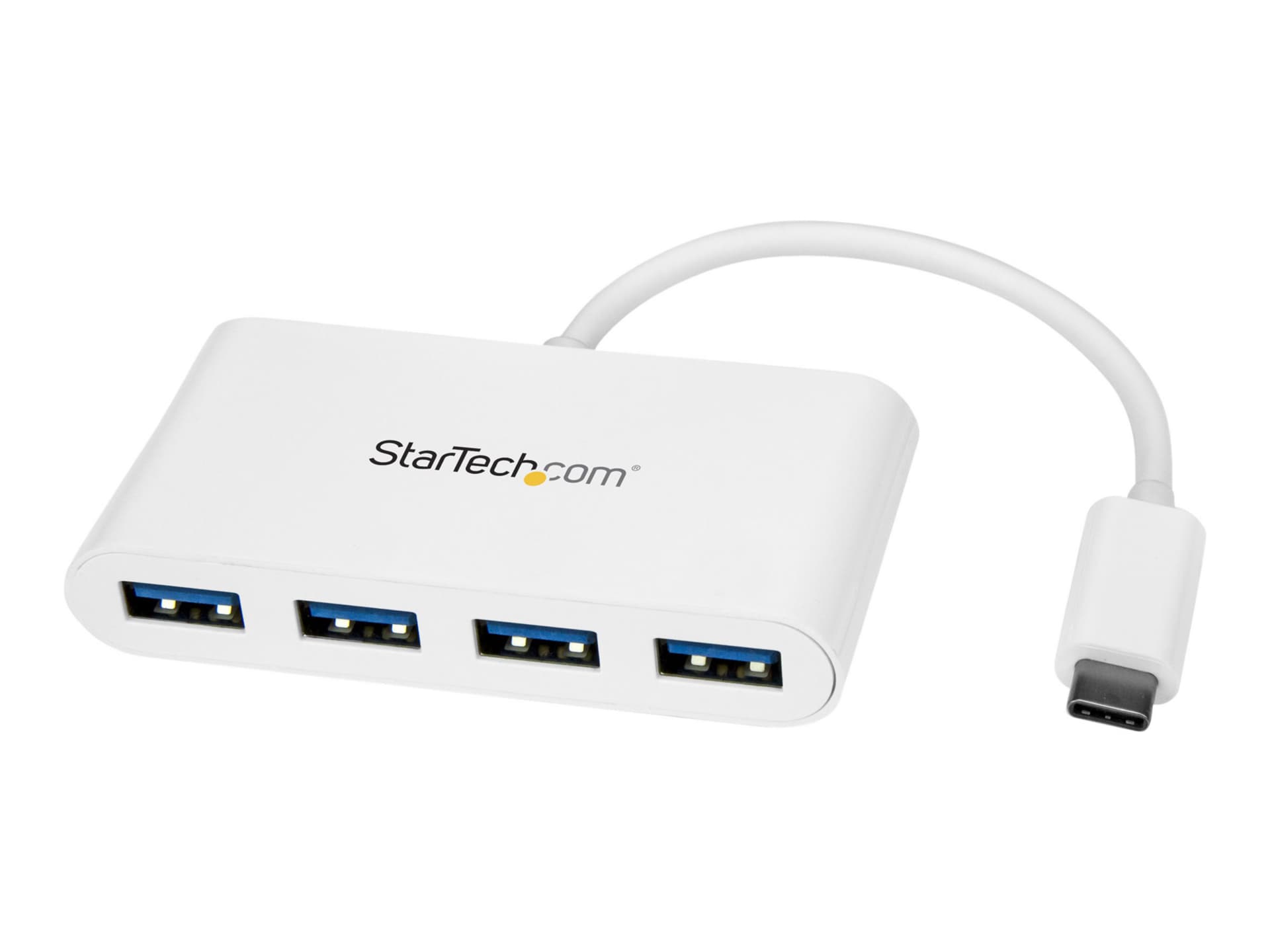 StarTech.com 4 Port USB C Hub with 4x USB-A (USB 3.0 SuperSpeed 5Gbps) - USB Bus Powered - Portable/Laptop USB Type-C