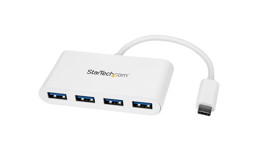 StarTech.com 4 Port USB C Hub with 4x USB-A (USB 3.0 SuperSpeed 5Gbps) - USB Bus Powered - Portable/Laptop USB Type-C