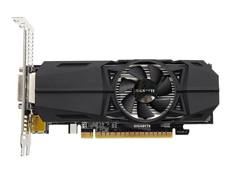 Gigabyte GeForce GTX 1050 Ti OC 4G - graphics card - GF GTX 1050 Ti - 4 ...