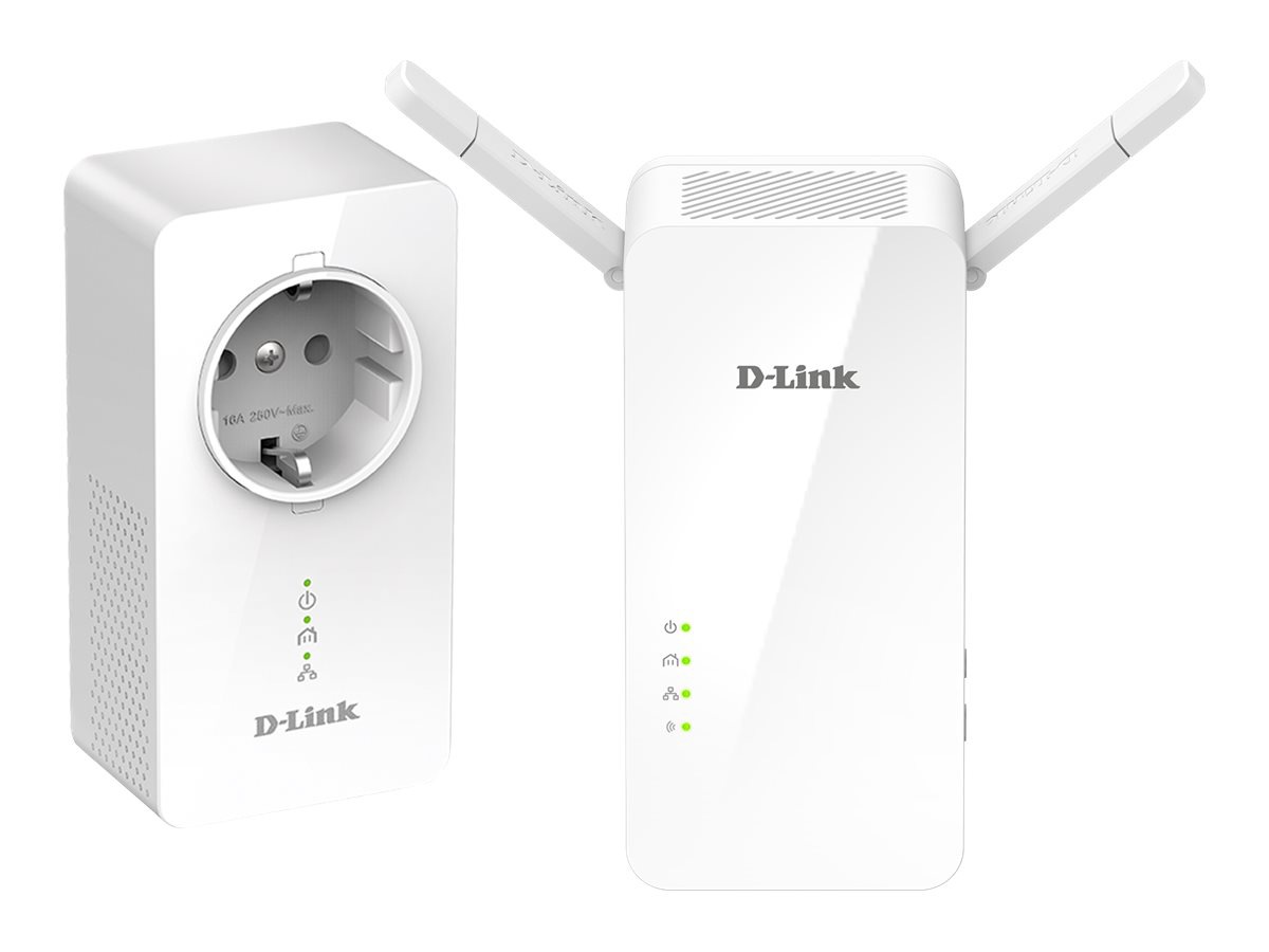 D-Link PowerLine DHP-W611AV - Wifi Starter Kit - bridge - 802.11a/b/g/n/ac