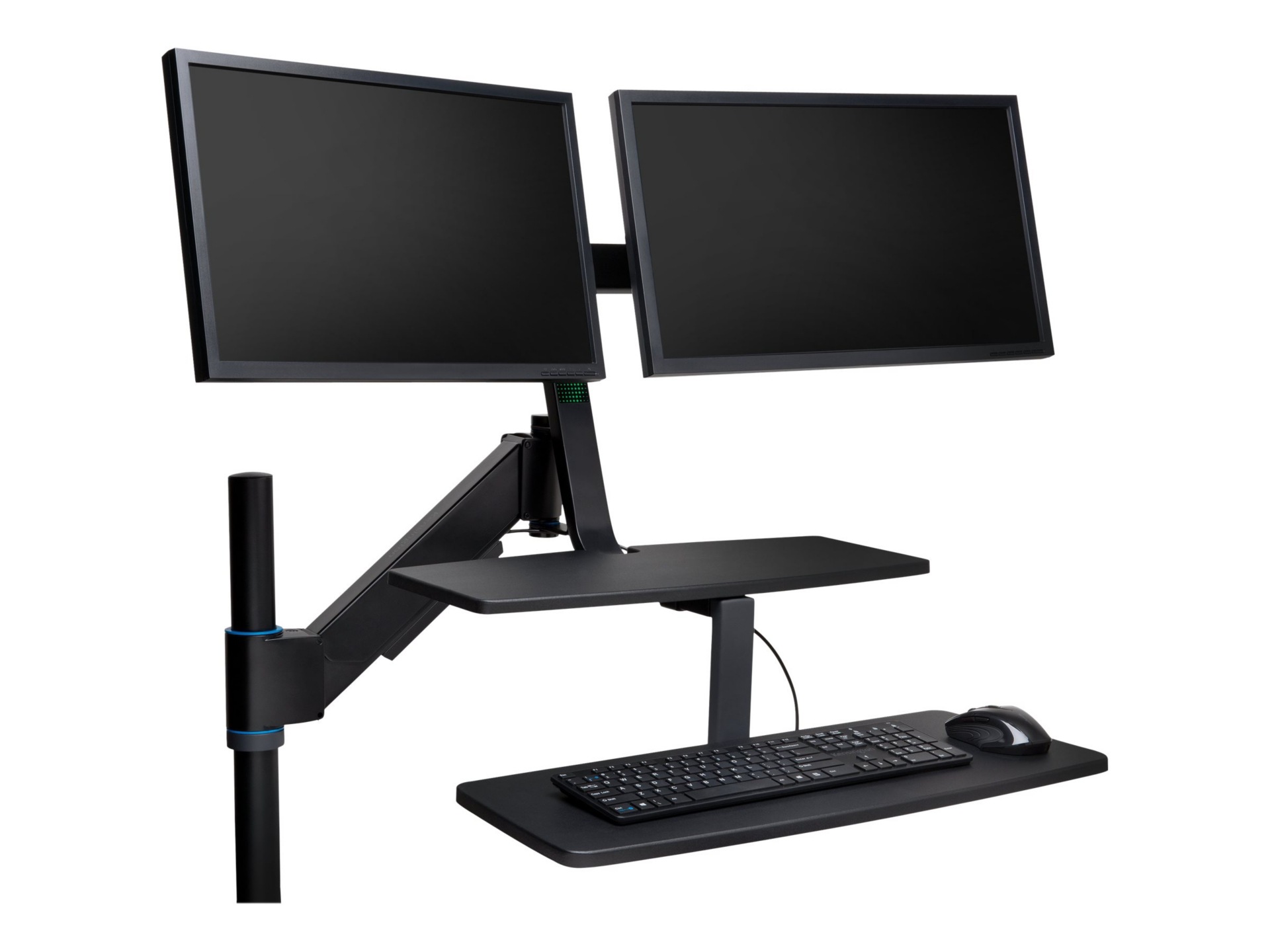 Kensington SmartFit Sit/Stand Workstation - stand - for 2 monitors