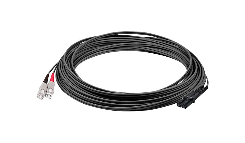 Proline 20m MT-RJ (M) to SC (M) Black OM1 Duplex OFNR Fiber Patch Cable