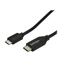StarTech.com 2m 6ft USB C to Micro USB Cable - M/M - USB 2.0