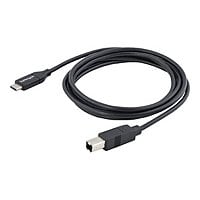 StarTech.com 2m 6ft USB C to USB B Cable - M/M - USB 2.0
