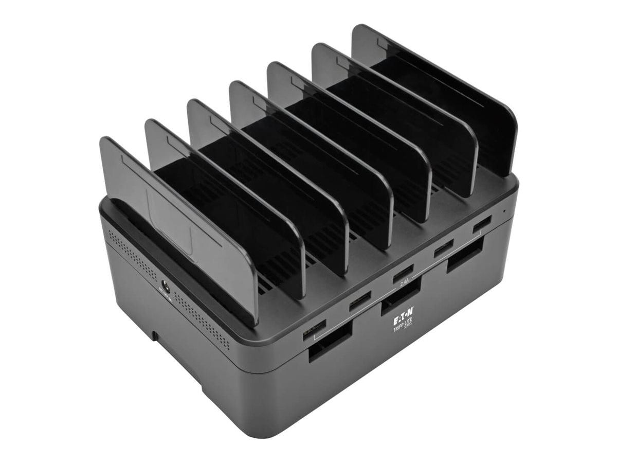 Tripp Lite 5-Port USB Fast Charging Station Hub/ Device Organizer 12V4A 48W