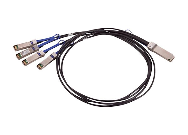 Mellanox LinkX Passive Copper Hybrid ETH - direct attach cable - 5 ft - black