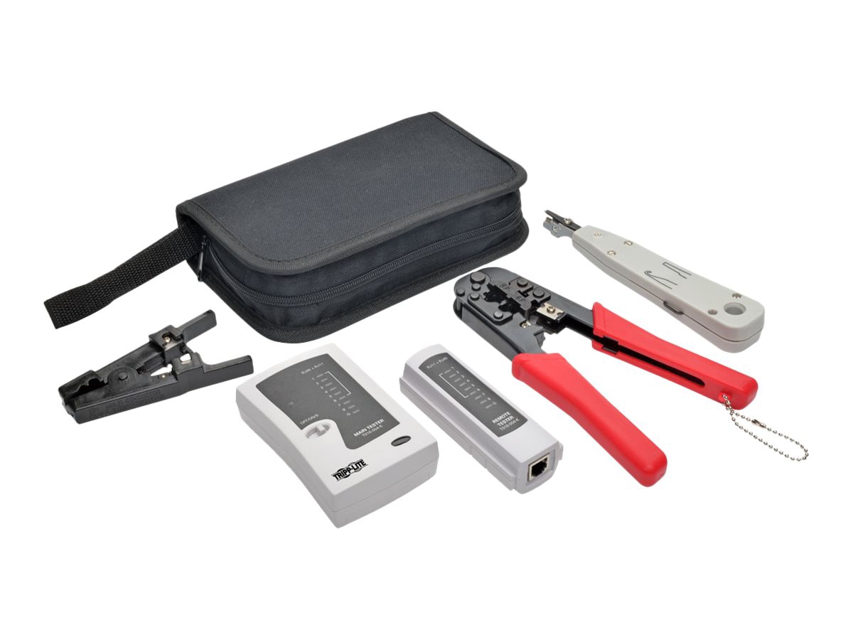 Thumbnail 4 of 14 for Eaton Tripp Lite Series 4-Piece Network Installer Tool Kit with Carrying Case RJ11 RJ12 RJ45 - network tool/tester kit