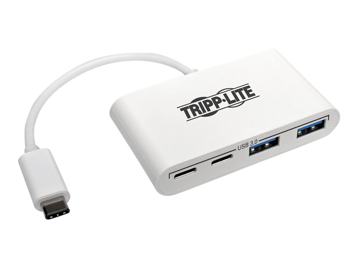Tripp Lite by Eaton 4-Port USB 3.1 Gen 1 Portable Hub, USB-C to (x2) USB-A and (x2) USB-C - USB Type C - External - 4 USB Port(s) - 2 USB 3.0 Port(s) - 2 USB 3.1 Port(s)