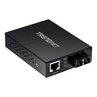 TRENDnet 1000Base-T to 1000Base-SX Multi-Mode SC Fiber Converter; Up to 550