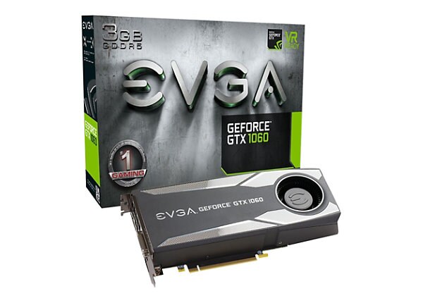 EVGA GeForce GTX 1060 Gaming - Founders Edition - graphics card - GF GTX 1060 - 3 GB