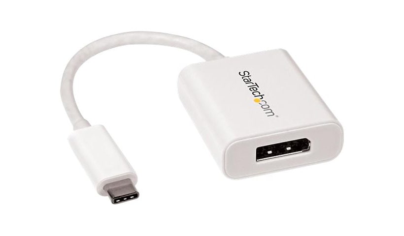 StarTech.com USB C to DisplayPort Adapter - USB Type-C to DP 1.4 Monitor Video Converter - 4K 60Hz