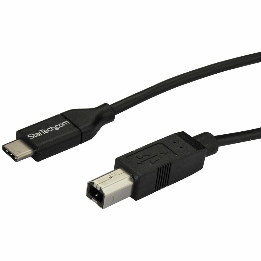 StarTech.com 6.6ft (2m) USB-B to USB-C Cable, Data Cord, USB 2.0, USB-C ...