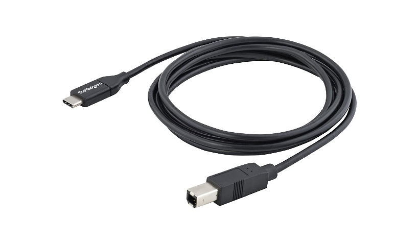 StarTech.com 2m 6ft USB C to USB B Cable - M/M - USB 2.0