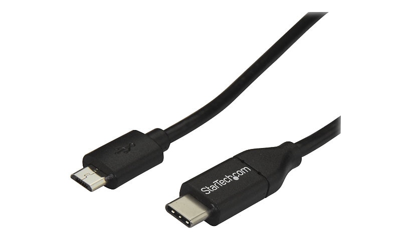 StarTech.com 2m 6ft USB C to Micro USB Cable - M/M - USB 2.0