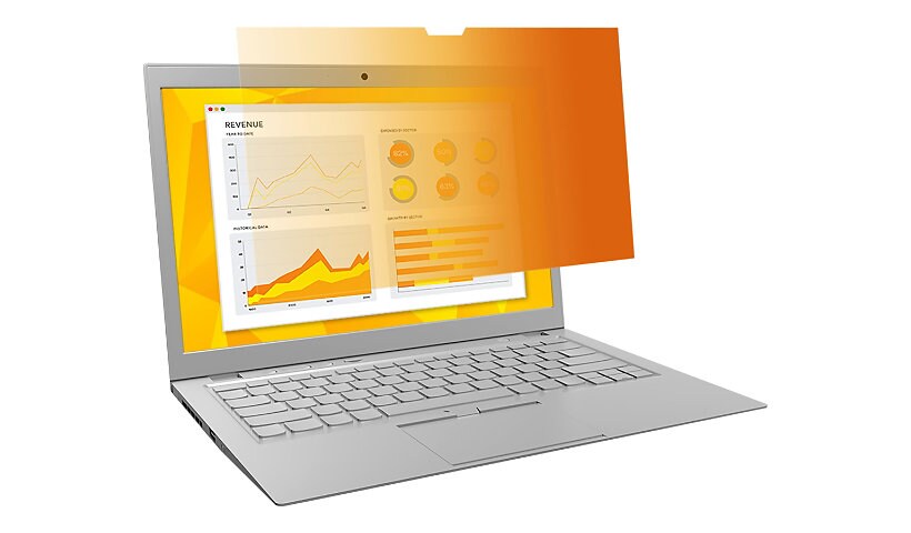 3M™ Gold Privacy Filter for 12.5" Widescreen Laptop