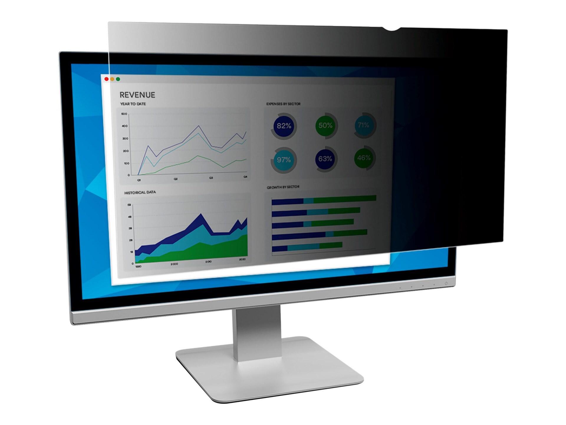 3M Privacy Filter for 23.8" Monitors 16:9 - display privacy filter - 23.8"