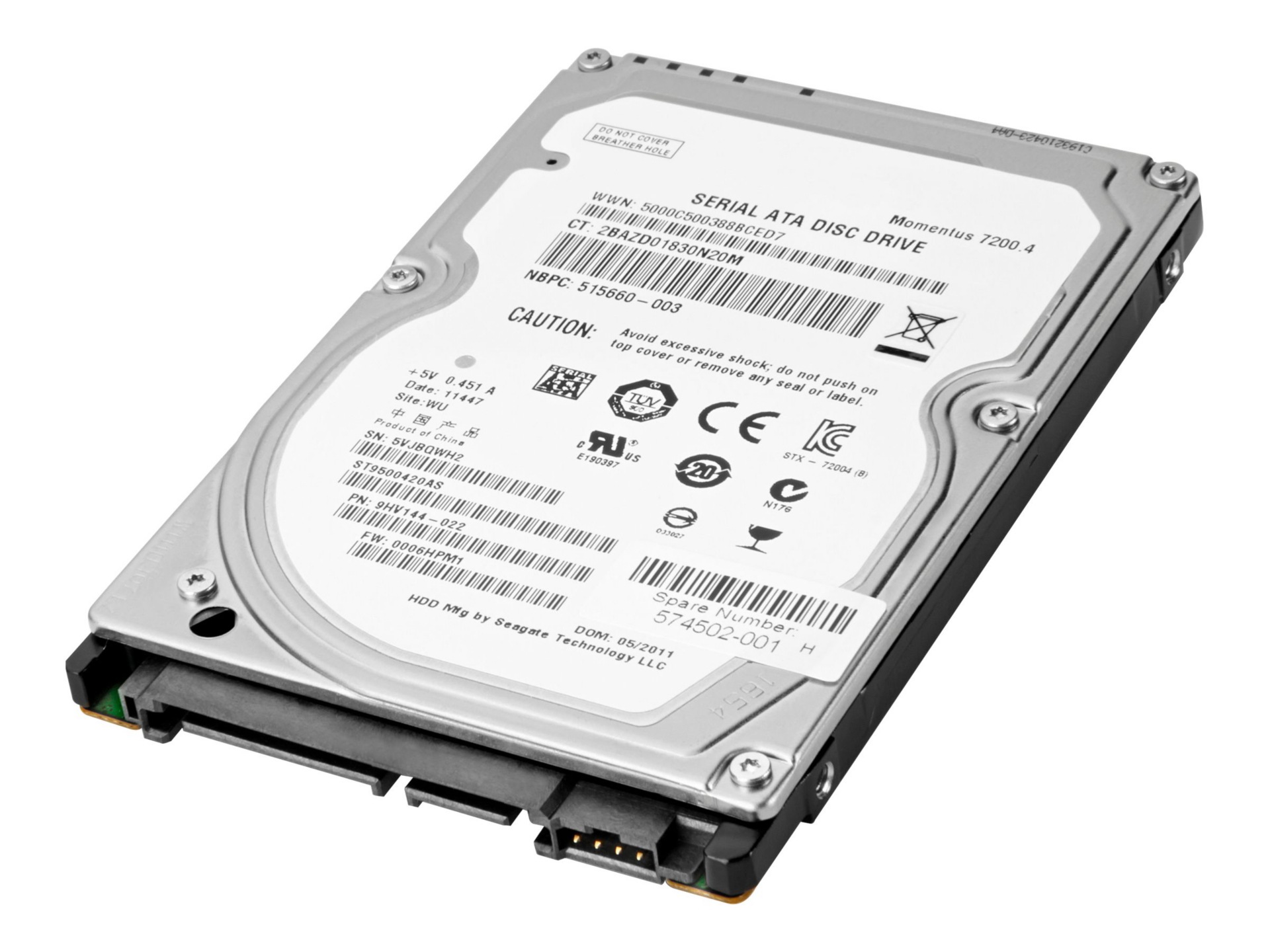HP - hard drive - 1 TB - SATA 6Gb/s