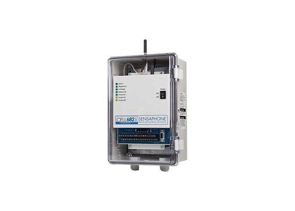 Sensaphone CELL682 Monitoring System with Clear Door - environment monitoring device