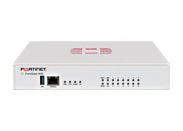 Fortinet FortiGate 90E - Enterprise Bundle - security appliance - with 5 years FortiCare 24X7 Comprehensive Support + 5