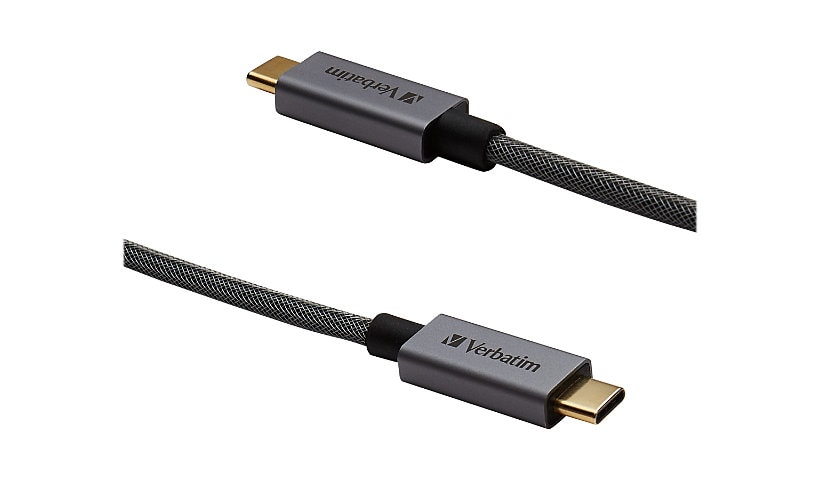 Verbatim - USB-C cable - 24 pin USB-C to 24 pin USB-C - 4 ft
