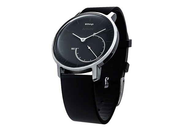 Withings Activité Steel - steel - activity tracker with strap - black