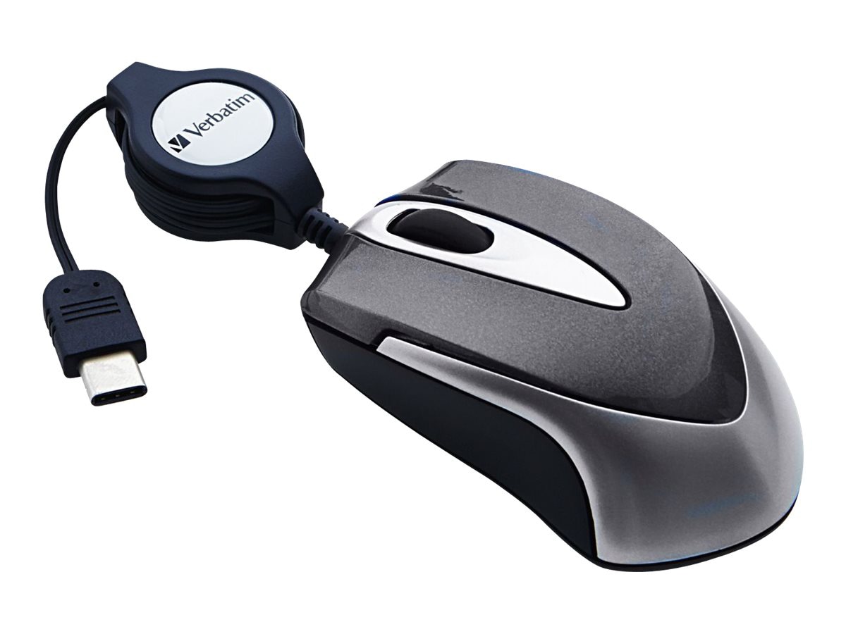 Verbatim Mini Travel Mouse - souris - USB - noir