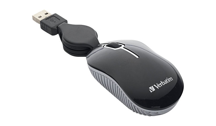 Verbatim Mini Travel Mouse Commuter Series - mouse - USB - black