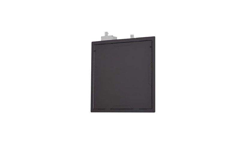 Chief Large In-Wall Storage Box with Flange and Cover - Black