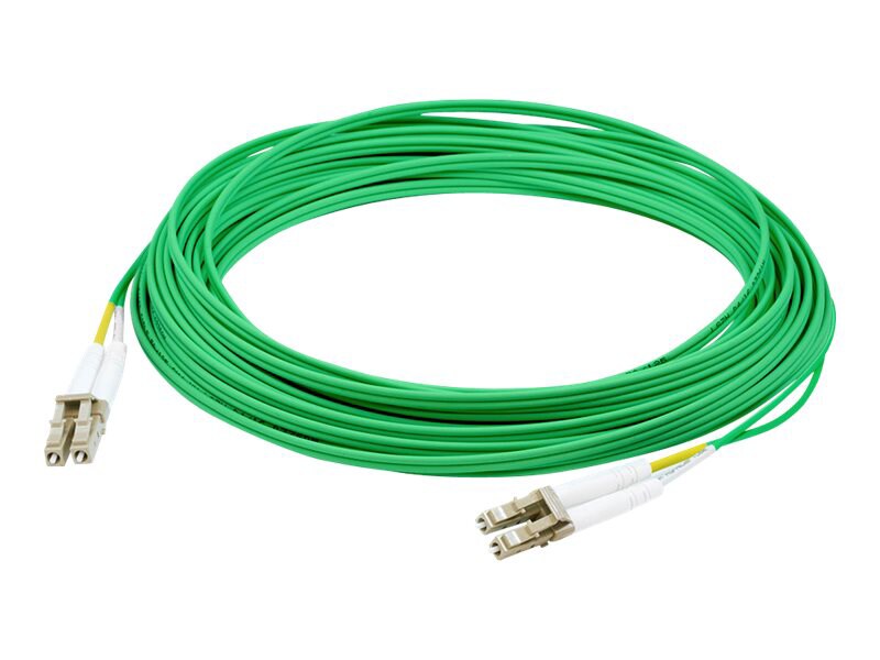 Proline 2m LC (M) to LC (M) Green OM3 Duplex OFNR Fiber Patch Cable