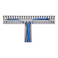 StarTech.com 2x2" Server Rack Cable Management - Raceway Duct with Cover