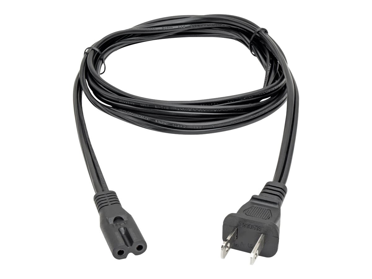 Tripp Lite 6ft Laptop / Notebook Power Cord Cable 1-15P to C7 10A 18AWG 6' - power cable - NEMA 1-15 to IEC 60320 C7 - 6