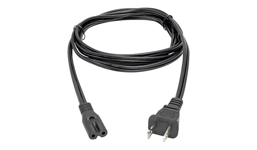 Tripp Lite 6ft Laptop / Notebook Power Cord Cable 1-15P to C7 10A 18AWG 6' - power cable - NEMA 1-15 to IEC 60320 C7 - 6