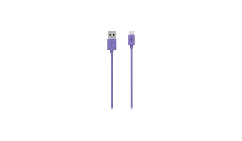 Belkin MIXIT - USB cable - Micro-USB Type B to USB - 4 ft