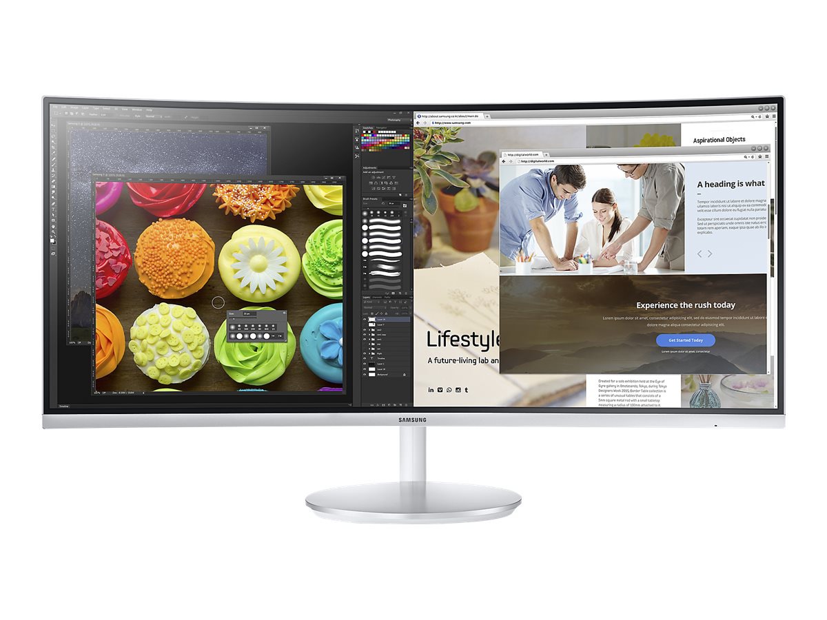 Samsung C34F791WQN - CF791 Series - LED monitor - curved - 34"