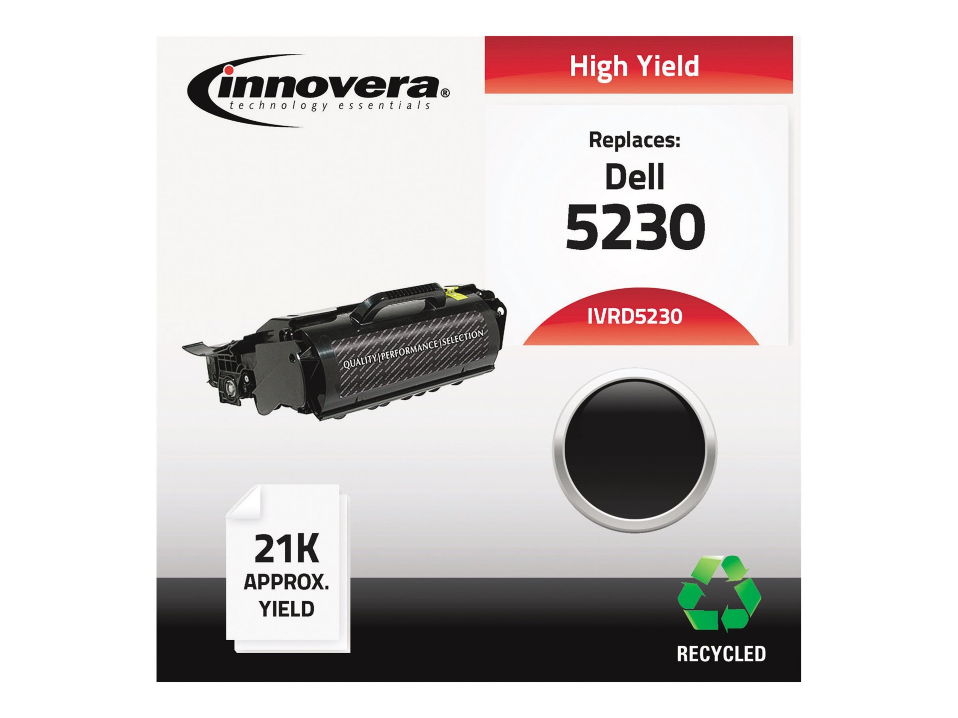 Innovera - black - remanufactured - toner cartridge