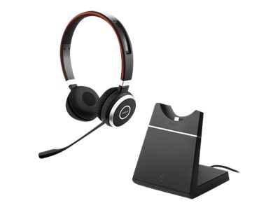 Jabra Evolve 65+ UC stereo - headset - 6599-823-499 - Wireless