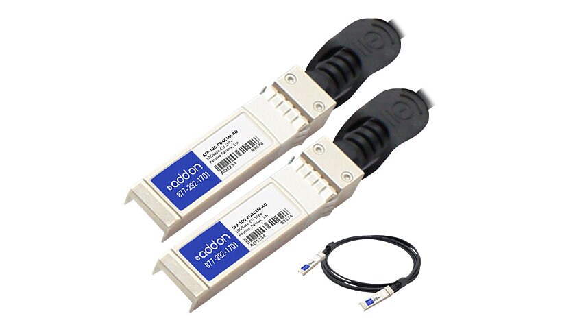 AddOn 1m Industry Standard SFP+ DAC - direct attach cable - 1 m
